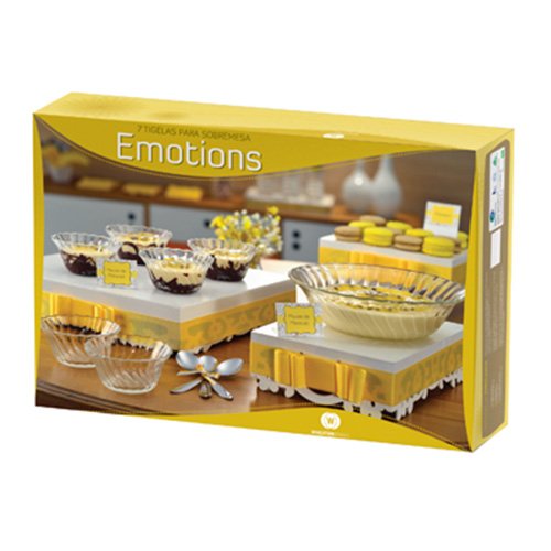 CONJ. SOBREMESA EMOTIONS 7 PÇS (CX. 4 EMB. 7 PÇs) – WHEATON [0042]