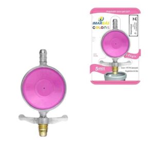 REGULADOR DE GÁS ROSA 1KG/H (6PÇS)-ARIM