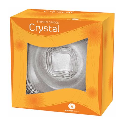 PRATO FUNDO CRYSTAL (Cx. 6 EMB. C/ 6 PÇs) – WHEATON [0278]
