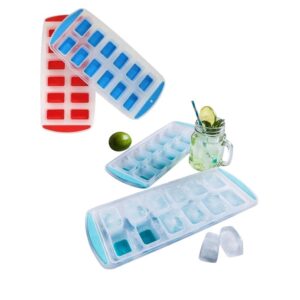 FORMA DE SILICONE P/GELO C/12 CAVIDADES (12PÇS)-INGA
