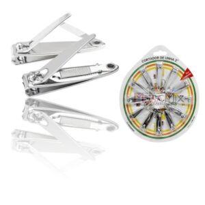 CORTADOR DE UNHAS GRANDE C/12PÇS (3CART)-CAERUS