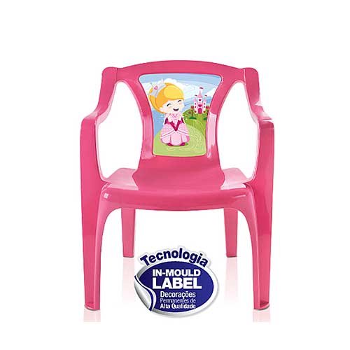 MINI POLTRONA ROSA LABEL (3 PÇs) – ARQPLAST [25236]