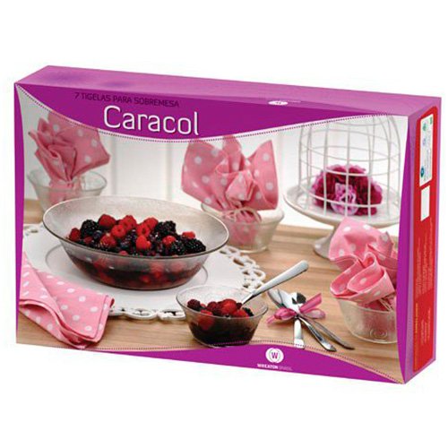 CONJ. SOBREMESA CARACOL 7 PÇS (CX. 4 EMB. 7 PÇs) – WHEATON [3371]