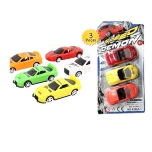 KIT CARROS DE METAL C/3 (24PÇS)-FRANCOLINO