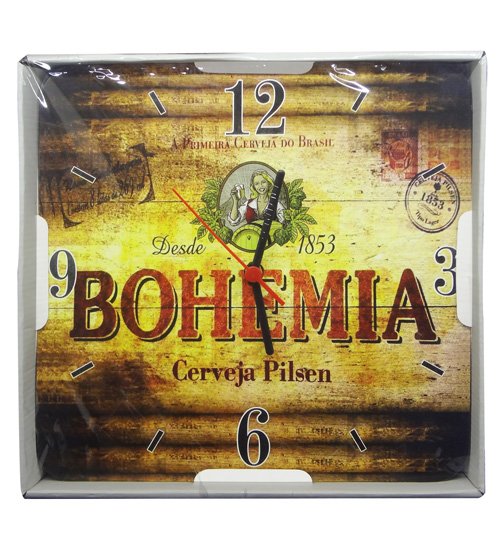RELÓGIO QUAD. BOHEMIA (3 PÇs) – ECOMIX [5332]
