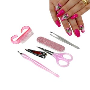 KIT MANICURE/PEDICURE C/6PÇS (24KTS)-FRANCOLINO