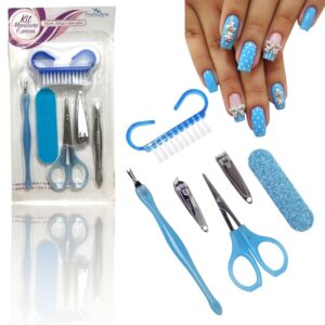 KIT MANICURE/PEDICURE C/6PÇS (24KTS)-FRANCOLINO