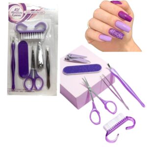 KIT MANICURE/PEDICURE C/6PÇS (24KTS)-FRANCOLINO