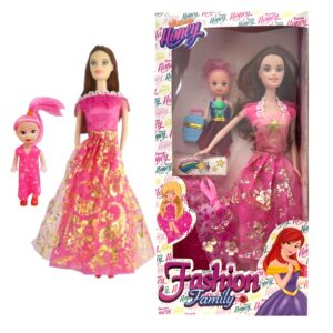 BONECA FASHION C/ACESSÓRIOS (6PÇS)-FRANCOLINO
