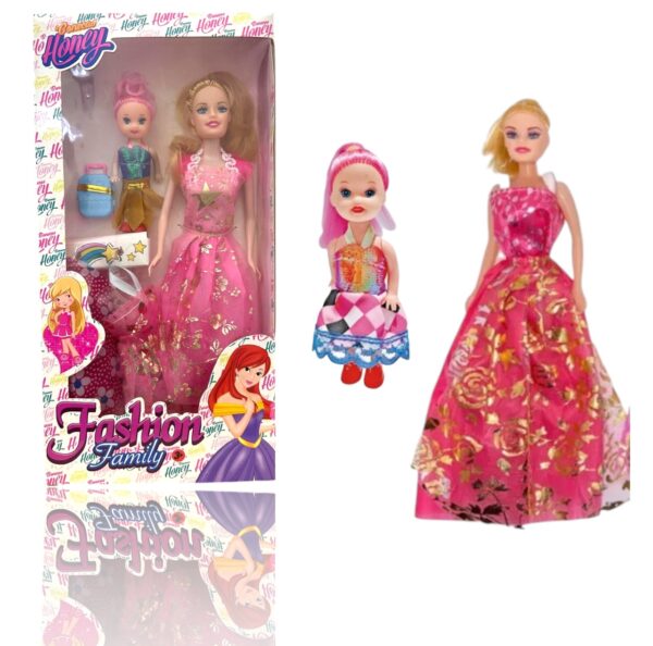 BONECA FASHION C/ACESSÓRIOS (6PÇS)-FRANCOLINO
