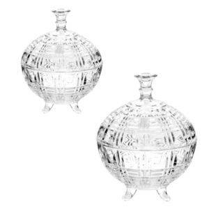 BOMBONIERE DE VIDRO ATHENA 850ML (6PÇS)-INGA