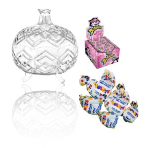 BOMBONIERE DE VIDRO SAMANTHA 390ML (6PÇS)-INGA