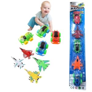 CARRO E AVIÃO RODA LIVRE (12PÇS)-FRANCOLINO