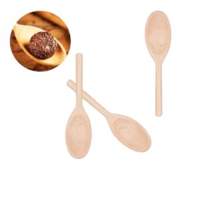 COLHER DE MADEIRA 23CM (24PÇS)-MVN