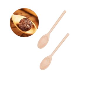 COLHER DE MADEIRA 26CM (24PÇS)-MVN
