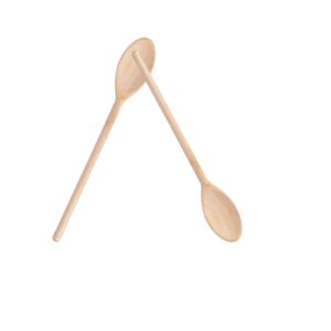 COLHER DE MADEIRA 34CM (24PÇS)-MVN