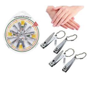 CORTADOR DE UNHAS PEQUENO C/12PÇS (6CRS)-CAERUS