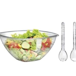 CJ. SALADEIRA CRISTAL 3PÇS (6CJS)-DELTA ÚTIL