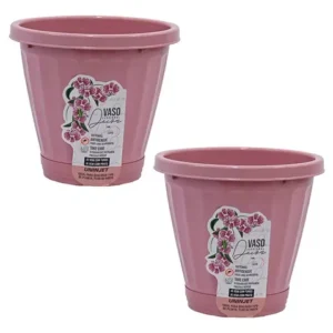 VASO Nº35 C/PRATO LILÁS (6PÇS)-UNINJET