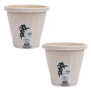 VASO Nº22 C/PRATO PALHA (6PÇS)-UNINJET