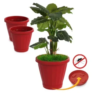VASO Nº28 C/PRATO VERMELHO (6PÇS)-UNINJET