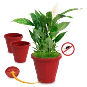 VASO Nº22 C/PRATO VERMELHO (6PÇS)-UNINJET