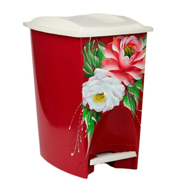 LIXEIRA 7LTS RETANGULAR DECORADA (6PÇS)-RAE PLÁSTICOS