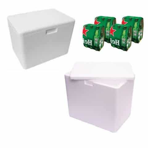 CAIXA TÉRMICA ISOPOR 45LTS (6PÇS)-PLACTERM