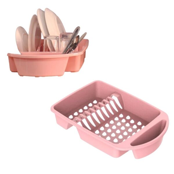 ESCORREDOR DE LOUÇAS ROSA (6PÇS)-UNINJET