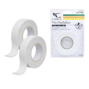 FITA ADESIVA DUPLA FACE 5MTS (24PÇS)-CAERUS