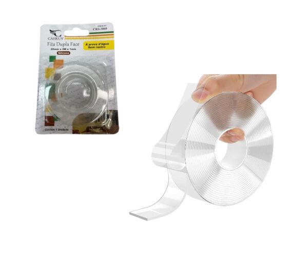 FITA DUPLA FACE SILICONE (12PÇS)-CAERUS