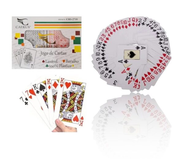 JOGO DE CARTAS BARALHO (12PÇS)-CAERUS