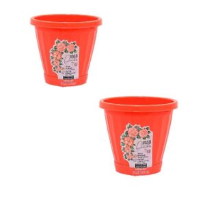 VASO Nº13 C/PRATO CORAL (12PÇS)-UNINJET