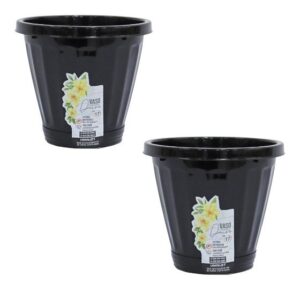 VASO Nº17 C/PRATO PRETO (12PÇS)-UNINJET