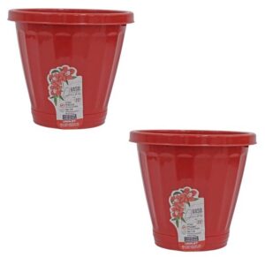 VASO Nº22 C/PRATO VERMELHO (6PÇS)-UNINJET