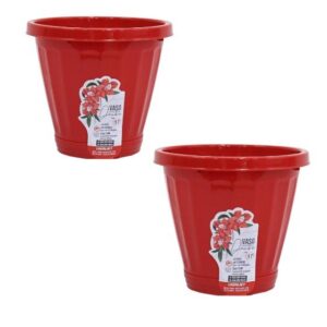 VASO Nº17 C/PRATO VERMELHO (12PÇS)-UNINJET