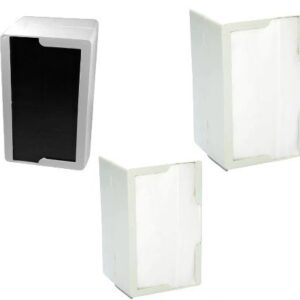 PORTA GUARDANAPO TV BRANCO (24PÇS)-BERNACSTEIN