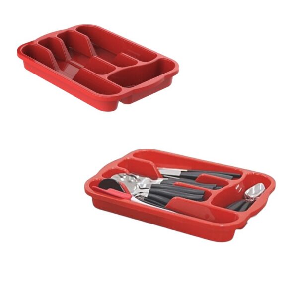 ORGANIZADOR P/TALHER VERMELHO (6PÇS)-UNINJET