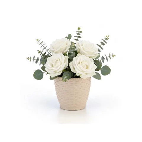 VASO RATTAN M2 RED.PALHA (12PÇS)-INJEPLASTEC