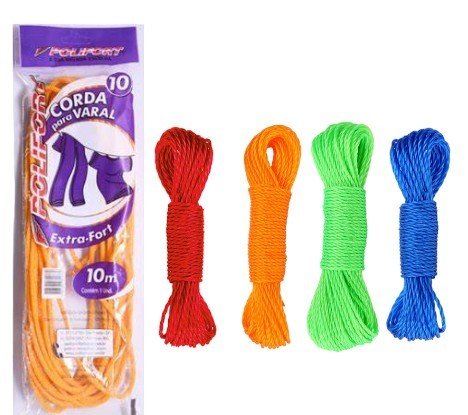 VARAL NYLON Nº10 EXTRA FORTE C/1 (30PÇS)-POLIFORT