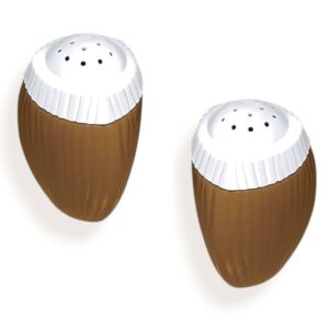 SALEIRO DE MESA MODELO COCO MARROM (24PÇS)-INJETEMP