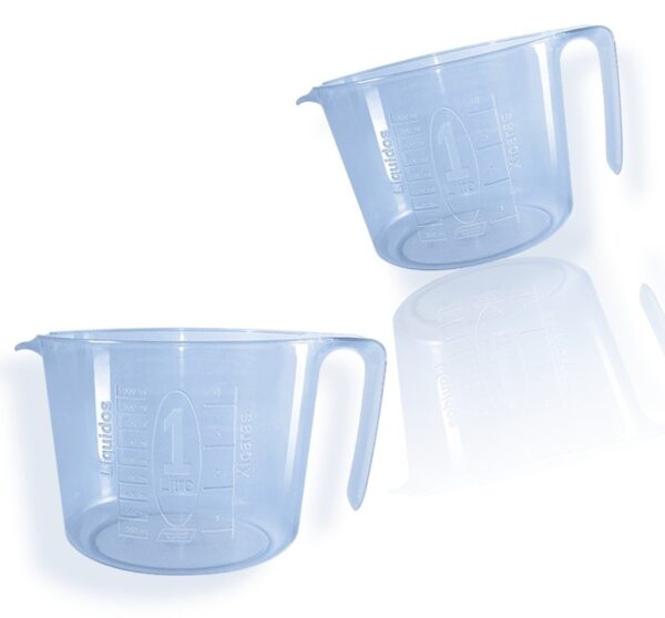 MEDIDORA C/ALÇA 1,0LT AZUL (24PÇS)-INJETEMP