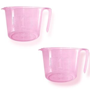MEDIDORA C/ALÇA 1,0LT ROSA (12PÇS)-INJETEMP
