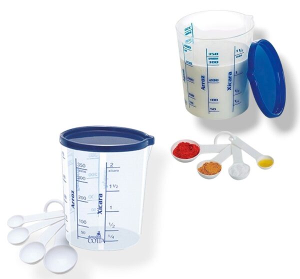 KIT MEDIDA CERTA MULTIUSO CRISTAL (12PÇS)-INJETEMP