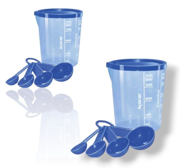 KIT MEDIDA CERTA MULTIUSO AZUL (12PÇS)-INJETEMP