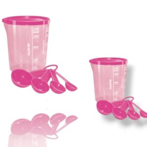 KIT MEDIDA CERTA MULTIUSO ROSA (12PÇS)-INJETEMP