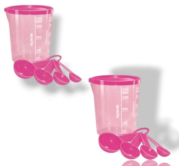 KIT MEDIDA CERTA MULTIUSO ROSA (12PÇS)-INJETEMP
