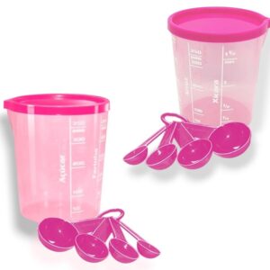 KIT MEDIDA CERTA MULTIUSO ROSA (12PÇS)-INJETEMP