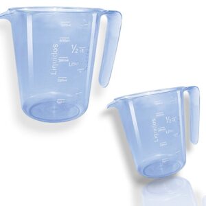 MEDIDORA C/ALÇA 500ML AZUL (12PÇS)-INJETEMP