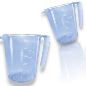 MEDIDORA C/ALÇA 500ML AZUL (12PÇS)-INJETEMP